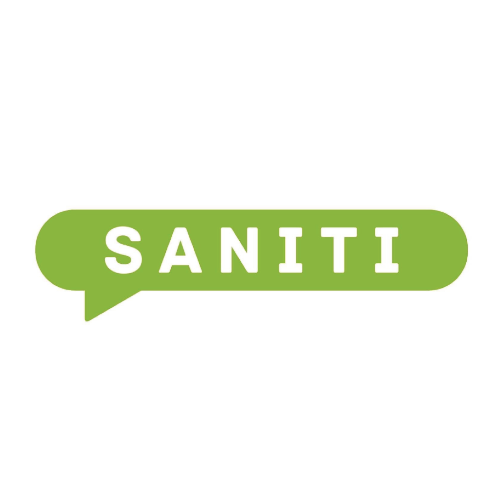 Students Association - Nelson Marlborough Institute of Technology logo, with SANITI in a green speech bubble